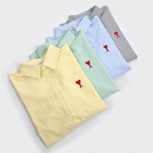 아미 스몰레드하트 스트라이프 셔츠 (여성용)
