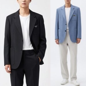 프라다 포켓 플레이트 블레이저