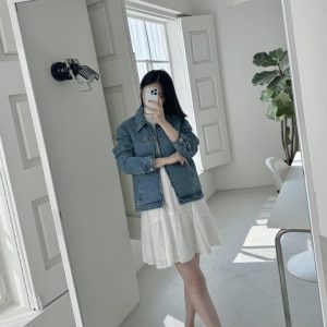 아미 데님 집업 자켓 (여성용)