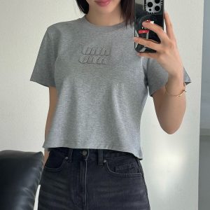 미우미우 저지 반팔티셔츠 (여성용)