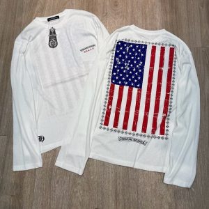 크롬하츠 USA 롱 슬리브 긴팔티셔츠