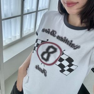 디올 레이스 반팔티셔츠 (여성용)