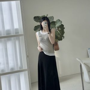 미우미우 더블 레이어드 슬리브리스 (여성용)