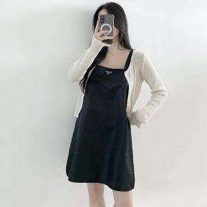 프라다 리나일론 미니 원피스 (여성용)