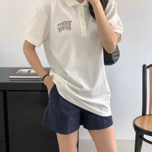 버버리 프리미엄 카라 반팔티셔츠