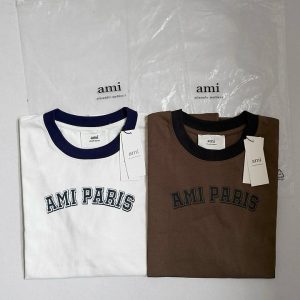 아미 파리스 스펠 로고 반팔티셔츠