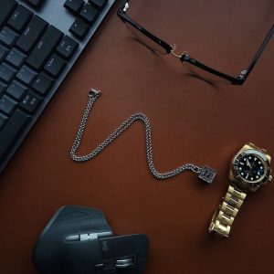 [166번] 구찌 스퀘어 G 큐브 목걸이