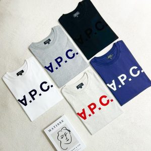 아페쎄 VPC 벨벳 로고 반팔티셔츠