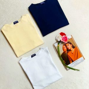 세인트제임스 10수 솔리드 웨쌍 긴팔 티셔츠