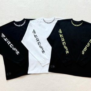 크롬하츠 넥 스크립트 롱 슬리브