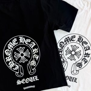 크롬하츠 서울 한정 홀스슈 반팔티셔츠