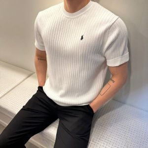 폴로랄프로렌 머슬핏 라운드 반팔니트