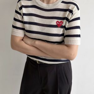 꼼데가르송 린넨 반팔니트 (여성용)