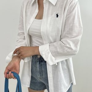 폴로랄프로렌 린넨 셔츠 (여성용)