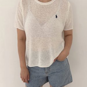 폴로랄프로렌 보들 니트반팔 (여성용)