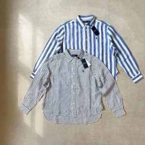 폴로랄프로렌 스트라이프 린넨 셔츠 (여성용)