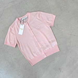 메종키츠네 베이비폭스 패치 반팔 가디건 (여성용)