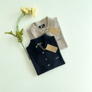 아페쎄 줄리 카라 반팔니트 (여성용)