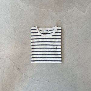 입생로랑 스트라이프 모노그램 반팔티셔츠 (여성용)