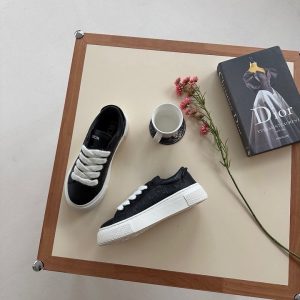 디올 B33 스핀 스니커즈 신발 블랙
