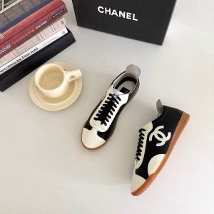 샤넬 26 CC로고 스니커즈 신발 블랙