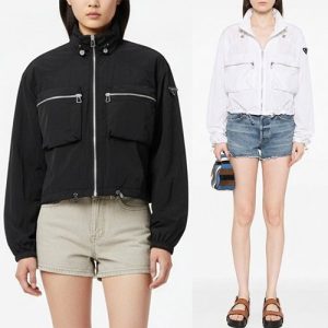 프라다 지퍼포켓 윈드집업 (여성용)