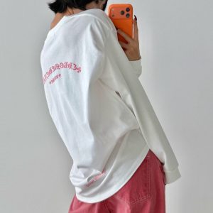 크롬하츠 프린팅 긴팔티셔츠